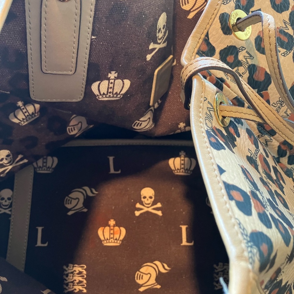 MCM Leopard-Print Tote LOVELESS.GUILD PRIME EXCLUSIVE! - Picture 8 of 12